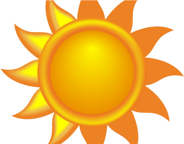 Drawn Desert Desert Sun - Clip Art Sun Ray (640x480), Png Download
