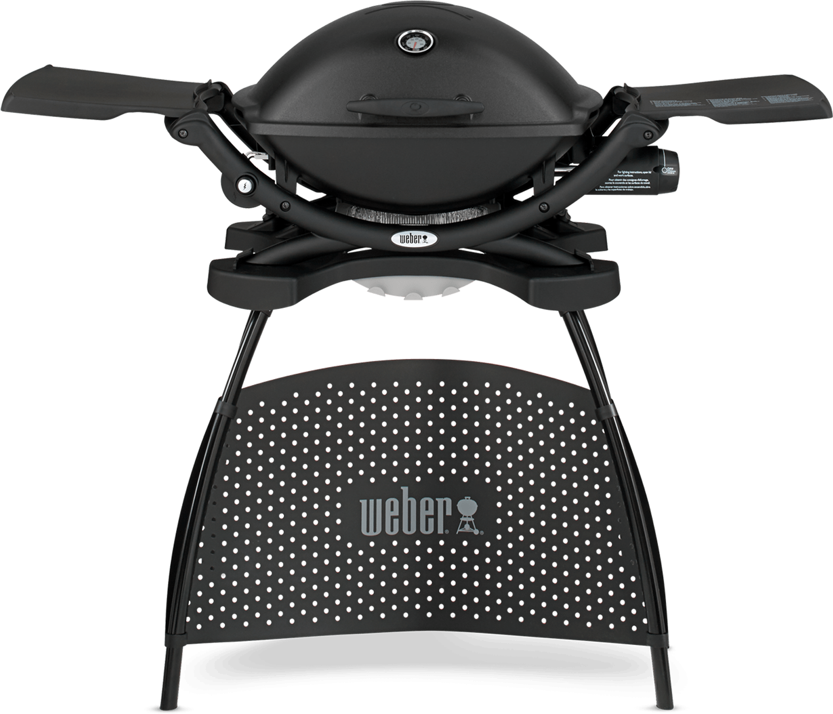 Weber® Q 2200 Gas Barbecue With Stand - Weber Q2200 (1800x1800), Png Download