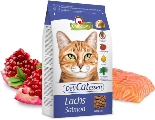 Cereal Free Pomegranate Seeds Salmon Oil Green Lipped - Granatapet Trockenfutter Katze (630x500), Png Download