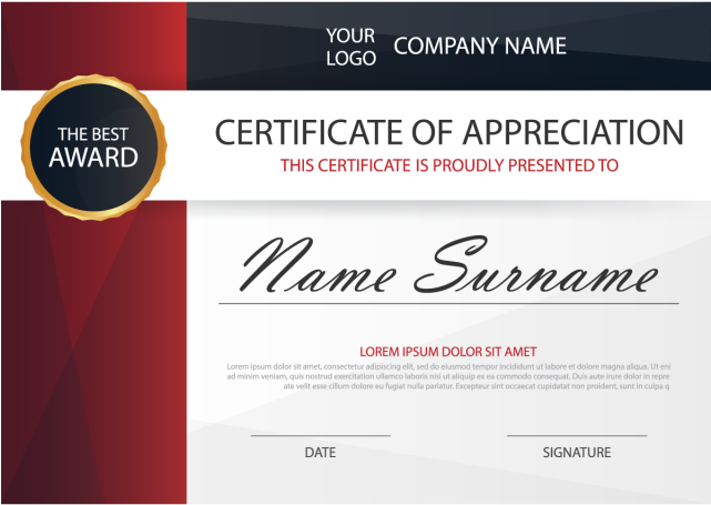 Graphic Library Library Elegance Horizontal Certificate - Amnesia (640x640), Png Download