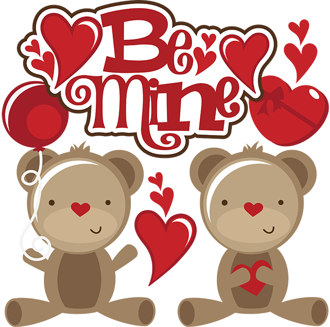 Mine Valentines Clipart (648x642), Png Download