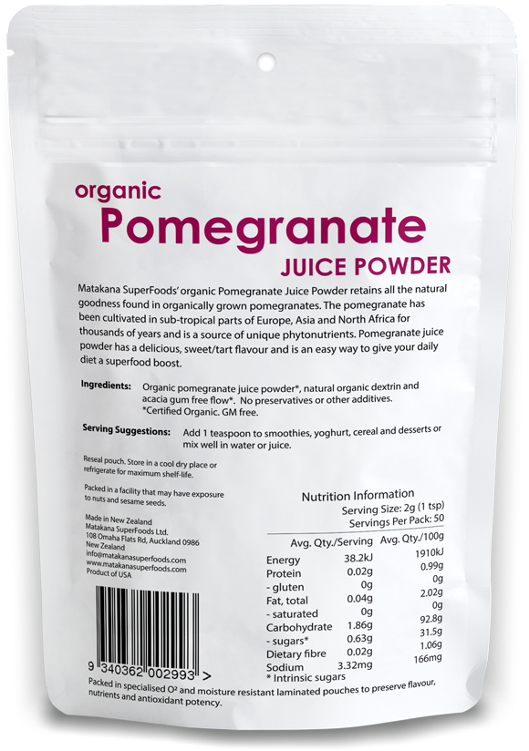 Organic Pomegranate Powder 100g - Cosmetics (1024x1024), Png Download