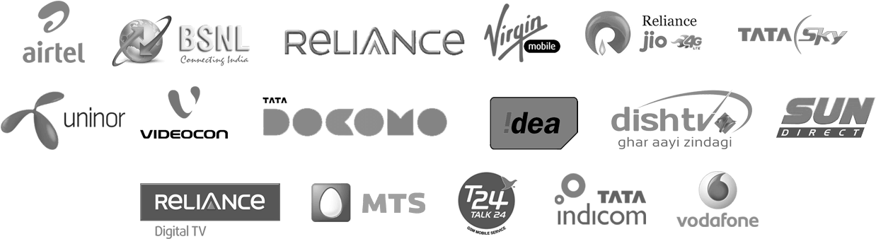 We Work With - Dish Tv (1366x405), Png Download