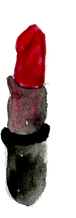 My Process Included Sketching The Illustration Out - Nail Polish (266x820), Png Download