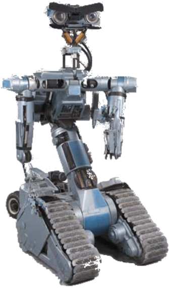 Small - Johnny 5 Svg (374x600), Png Download