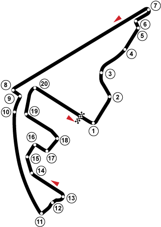 Yas Marina Circuit (470x490), Png Download