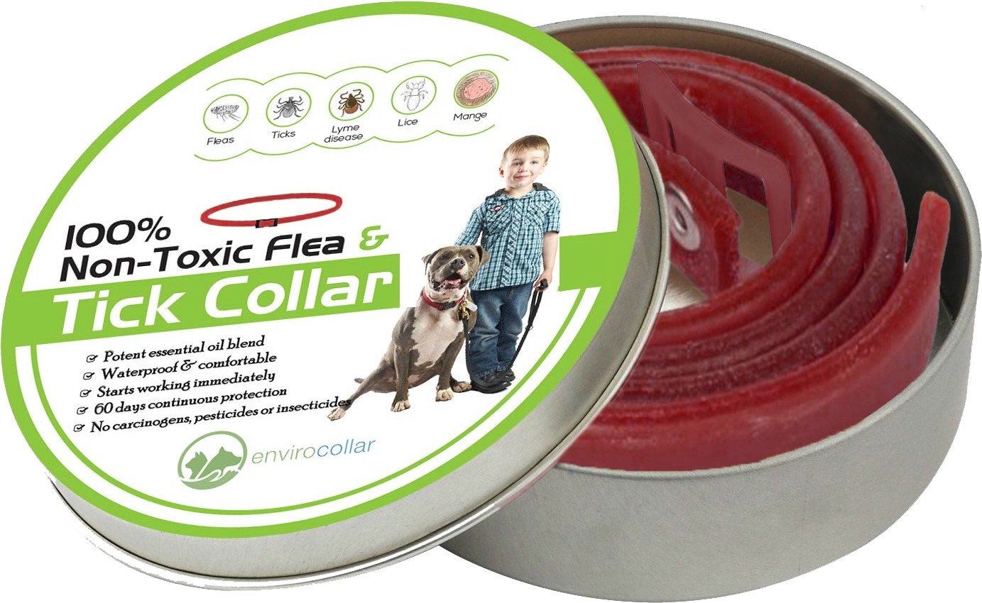 Envirocollar Flea And Tick Collar For Dogs Clipart - Natural Flea & Tick Collar For Dogs (1383x850), Png Download