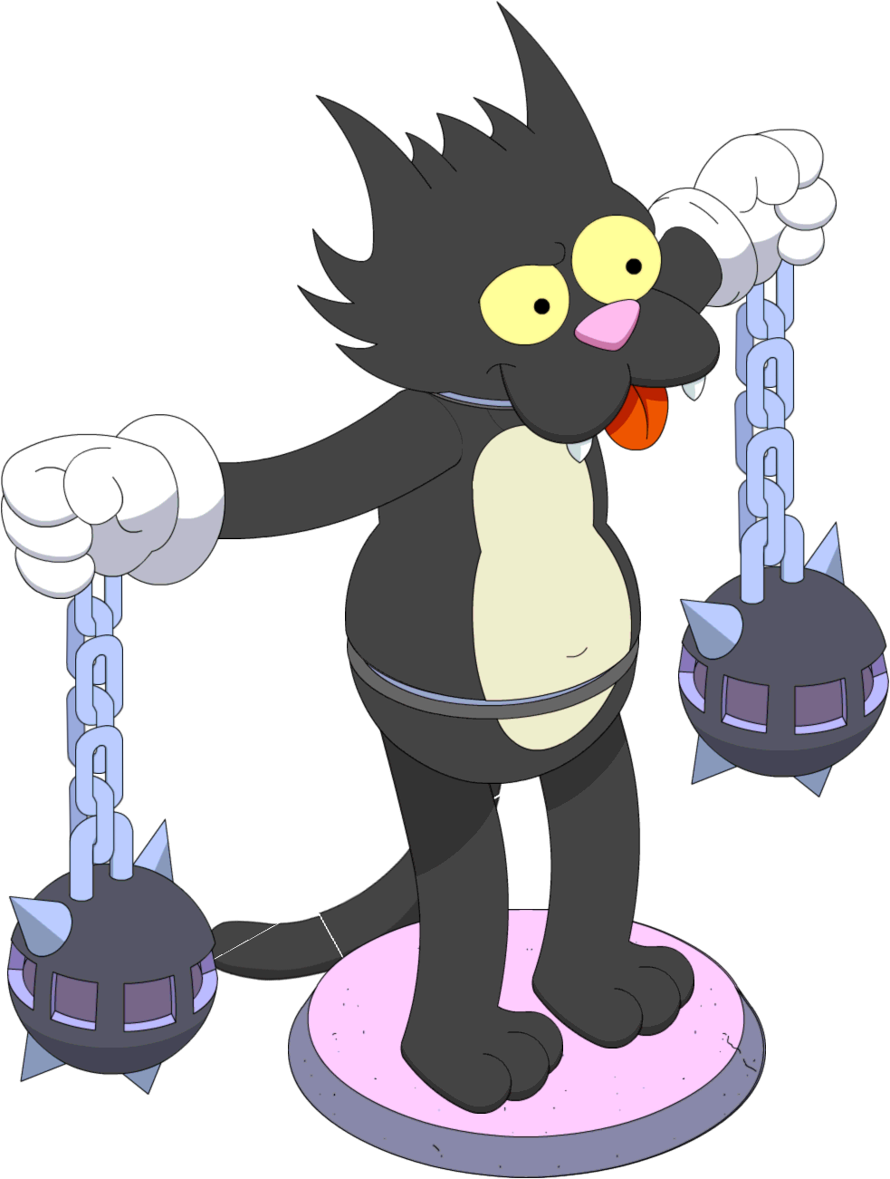Tapped Out Scratchys Flea Dipperr - Simpsons Tapped Out Itchy (983x1301), Png Download