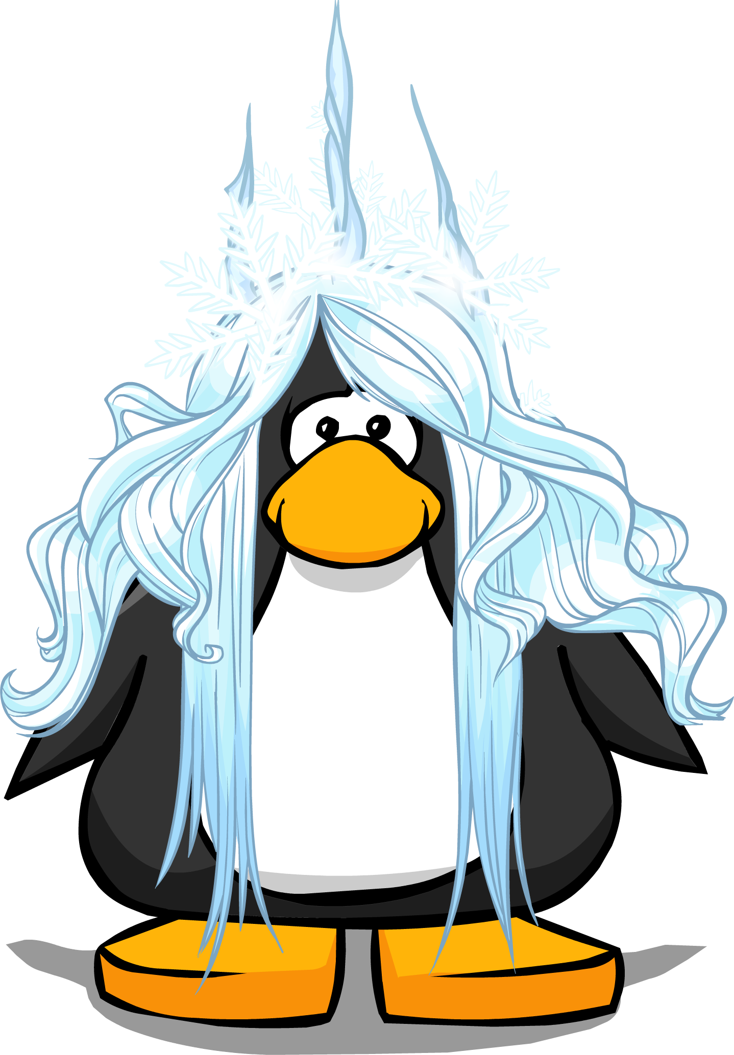 The Snowfall Pc - Club Penguin (1438x2068), Png Download