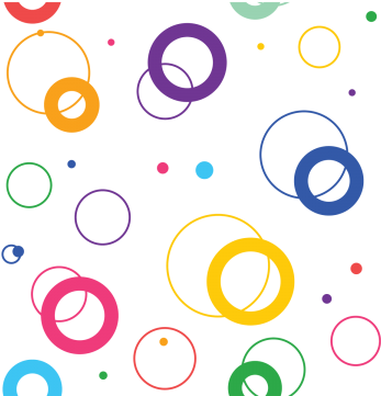 Circular Geometric Shape Pattern Background, Circular - Circle (360x360), Png Download