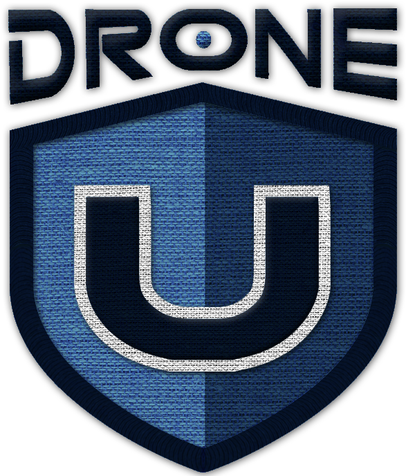 Embroidered Options - Drone U Logo (642x717), Png Download