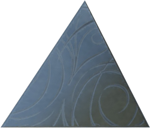 Silver Equilateral Triangle - Construction Paper (491x427), Png Download