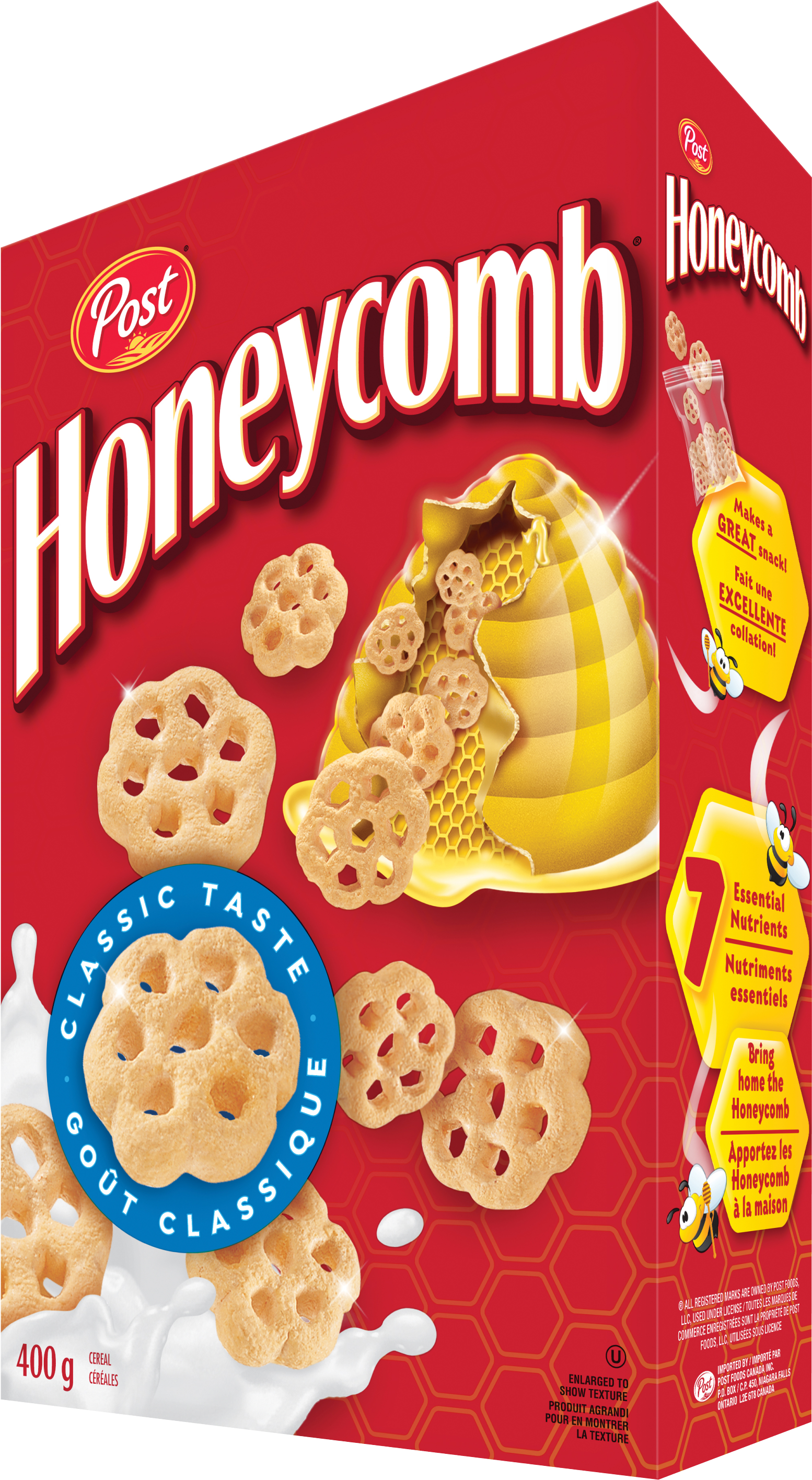 Box Of Honeycomb - Honeycomb Cereal Nutrition Facts (3072x3072), Png Download