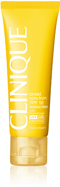 Broad Spectrum Spf 50 Sunscreen Face Cream - Clinique Broad Spectrum Spf 50 Sunscreen Face Cream (402x464), Png Download
