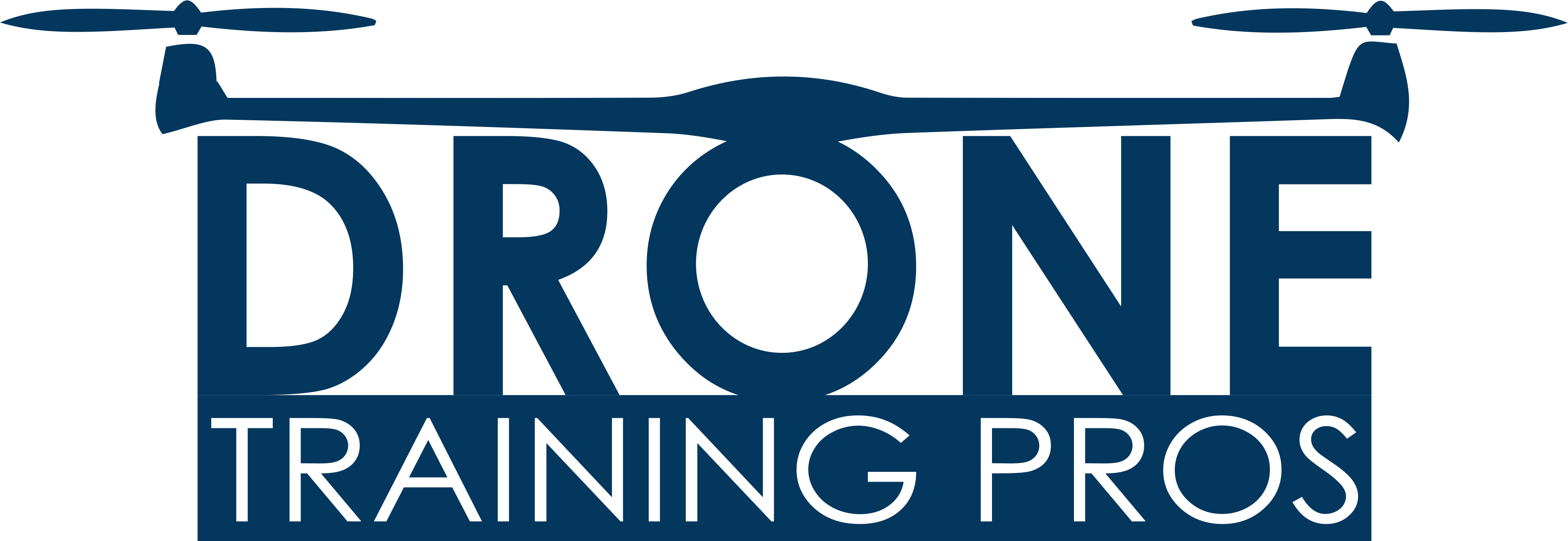 Drone Training Pros - Unmanned Aerial Vehicle (3713x1282), Png Download