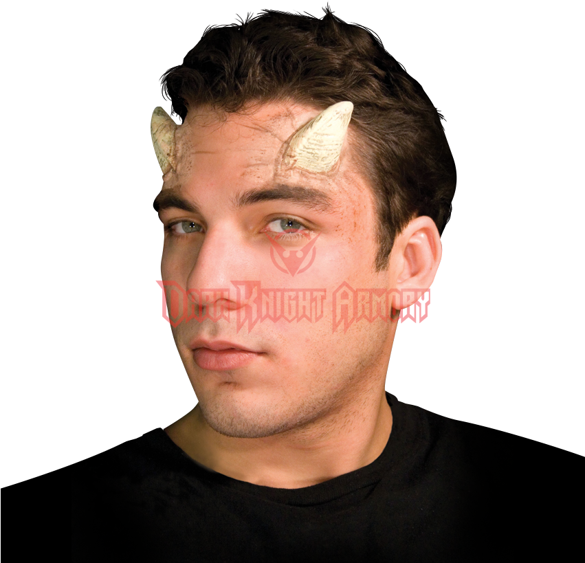 Small Bone Demon Horns - Short Latex Demon Horns (850x850), Png Download