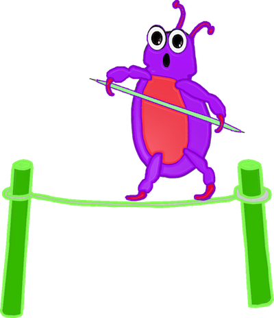 Flea Tightrope Png - Portable Network Graphics (400x464), Png Download