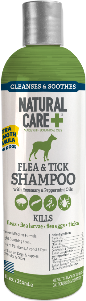 Natural Care Flea And Tick Shampoo For Dogs, 12 Oz - Natural Care Flea And Tick Spray 6 Ounce (1000x1000), Png Download