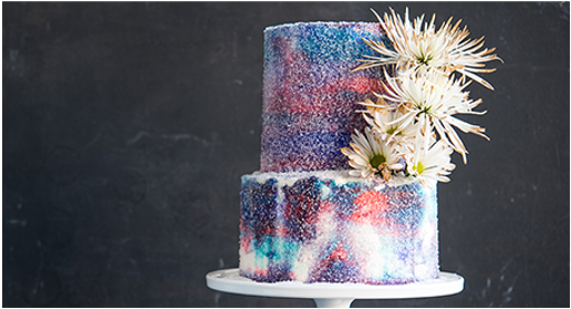 Pastel Sugar Cake - Cake (565x305), Png Download