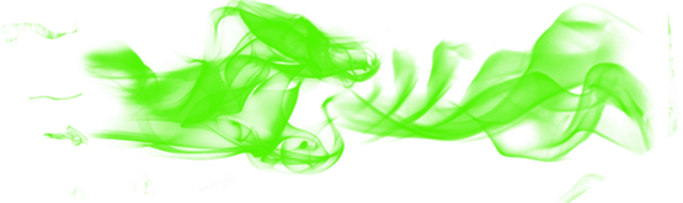 Green Smoke Png Transparent Clip Royalty Free Download - Green Smoke Png Effect (980x292), Png Download