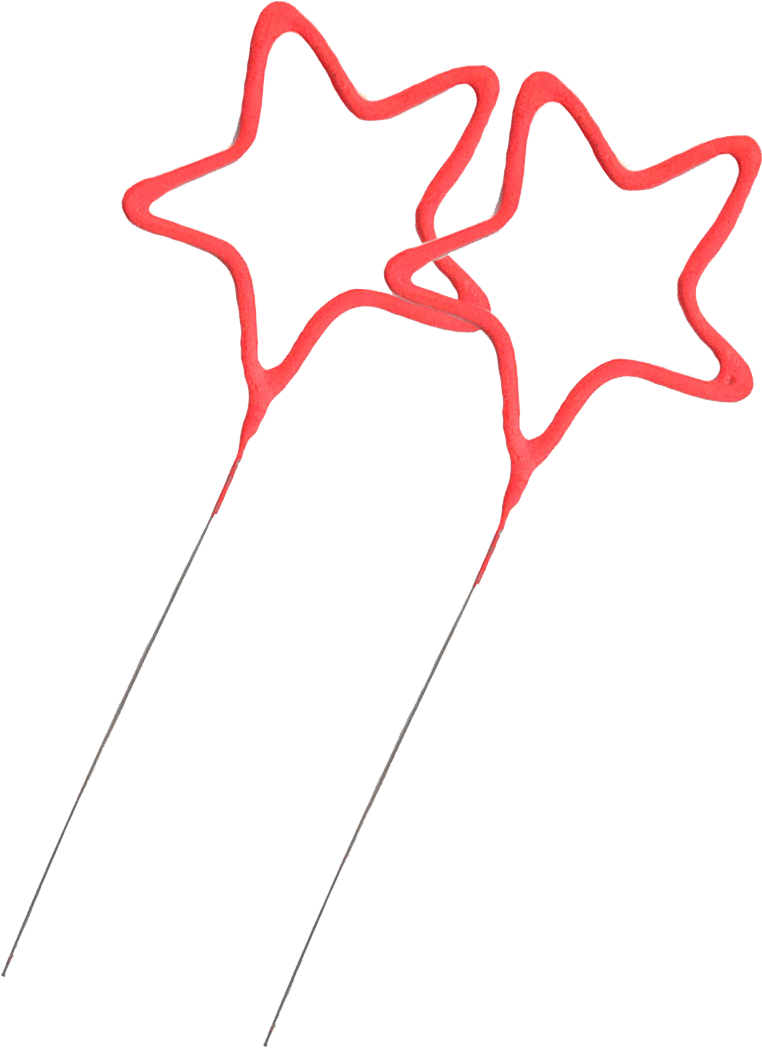 8 Inch Star Shaped Sparklers - Inch (1200x1200), Png Download