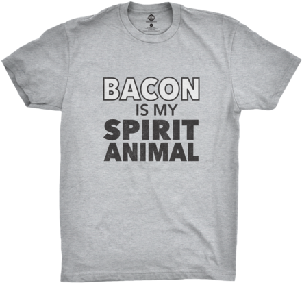Bacon Is My Spirit Animal T-shirt - Science Olympiad T Shirt Ideas (480x480), Png Download