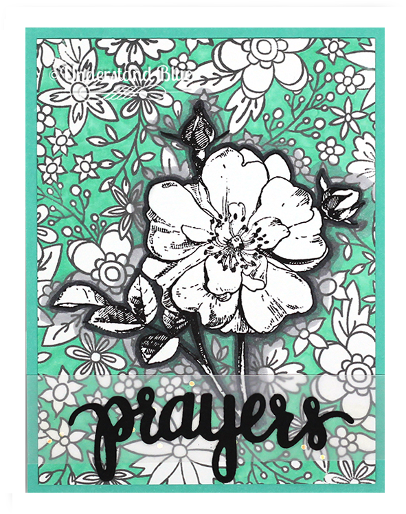 Hero Arts Prayers Card By Understand Blue - Hero Arts Ha-k6136 Mounted Rub (620x781), Png Download