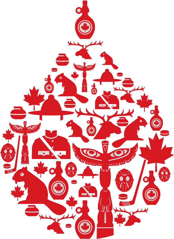 Blood Drop - Canadiana Icons (1074x1140), Png Download