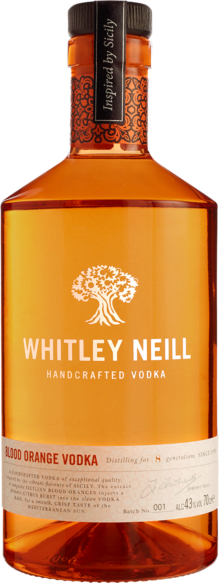 Whitley Neill Blood Orange Vodka 700ml - Whitley Neill Blood Orange Vodka (1600x2000), Png Download