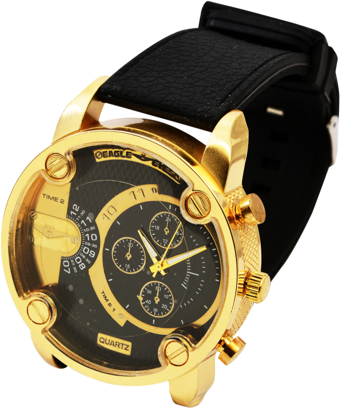 Free Png Watch Golden Png Images Transparent - Transparent Png Images Watch (480x534), Png Download