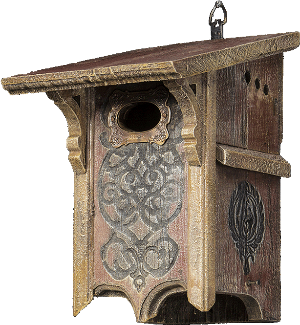 Bluebird Letterbox Bird Feeder Hand Crafted From Barnwood - Antique (987x827), Png Download