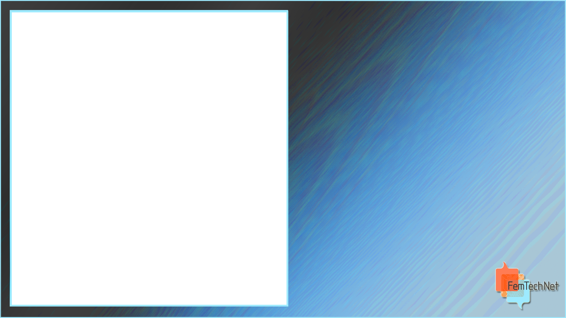 Femtechnet Textured Teal Letter Box Frame 1080p - Letter Box (1920x1080), Png Download
