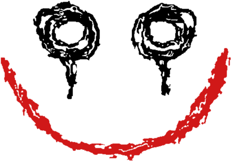 Joker Smile Png - Joker Logo No Background (600x417), Png Download