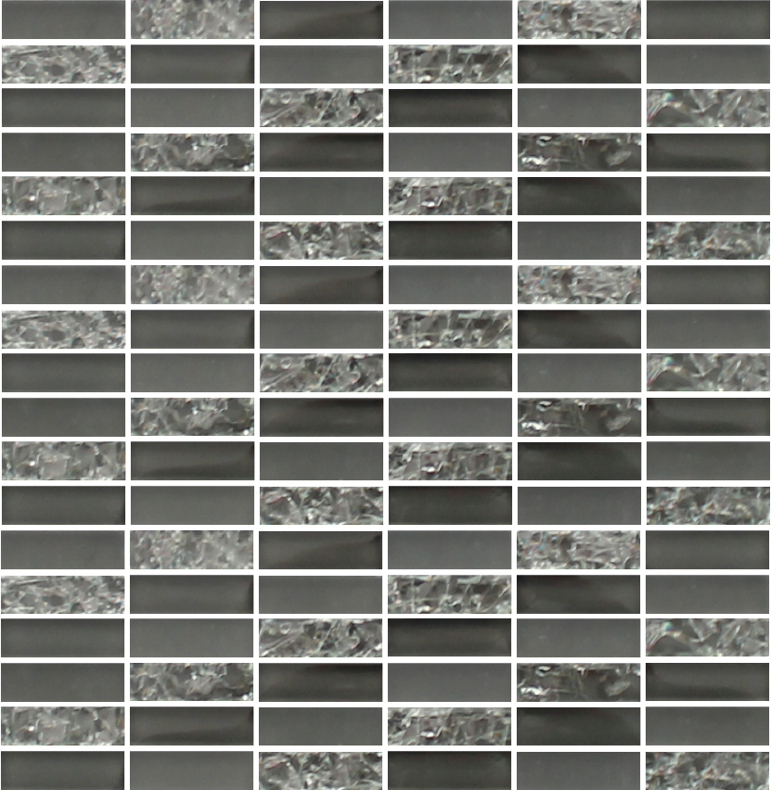 Cougar - Sparkle Smoke Glass Mosaic Subway Tiles - Rocky Point (849x870), Png Download