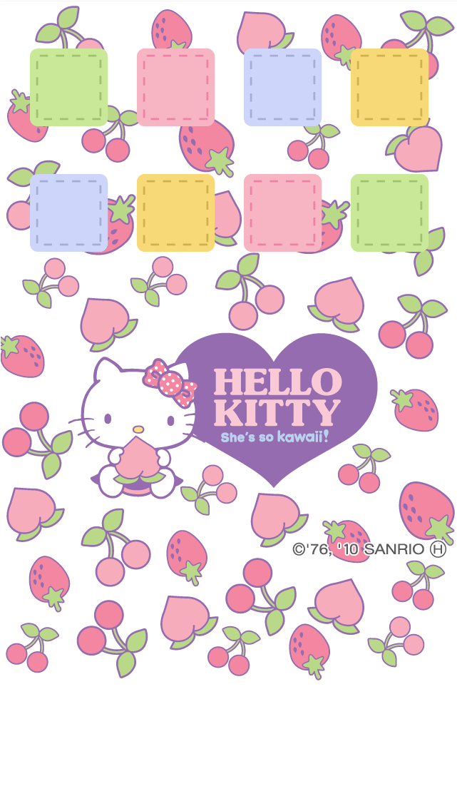 Clocks Clipart Hello Kitty - Clip Art (744x1392), Png Download