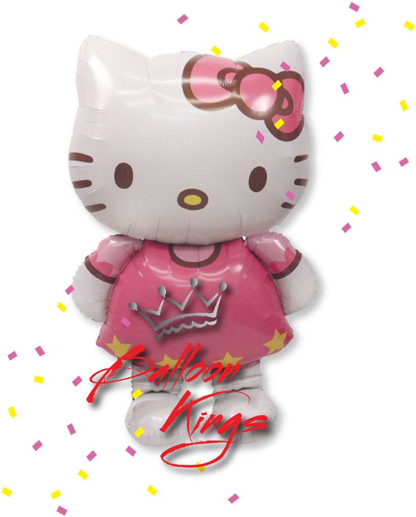 Hello Kitty Airwalker - Hello Kitty Airwalker Balloon (1280x1280), Png Download