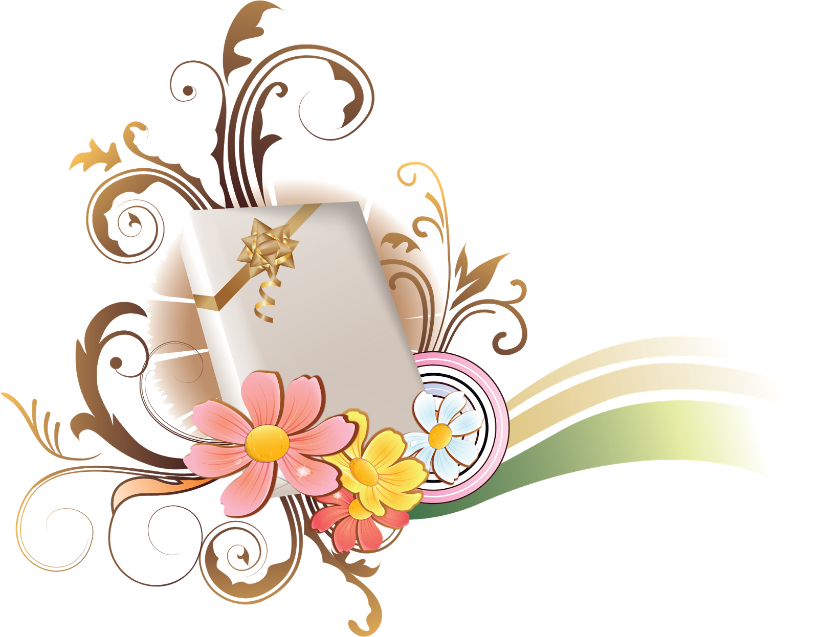 Floral, Cantos, Clipart, Png, Desenho, Transparente, - Art (1600x1254), Png Download