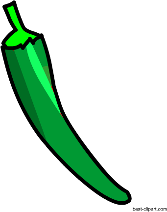 Green Chili Free Clip Art - Clip Art (450x450), Png Download