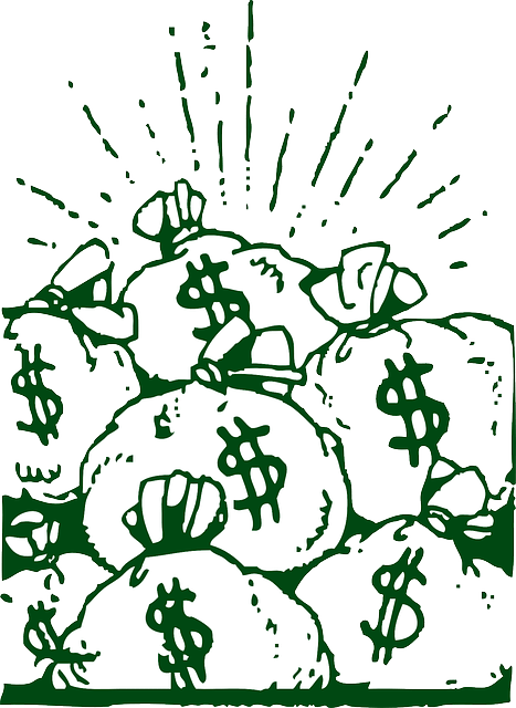Pile Of Money Clipart - Money Bags (467x640), Png Download