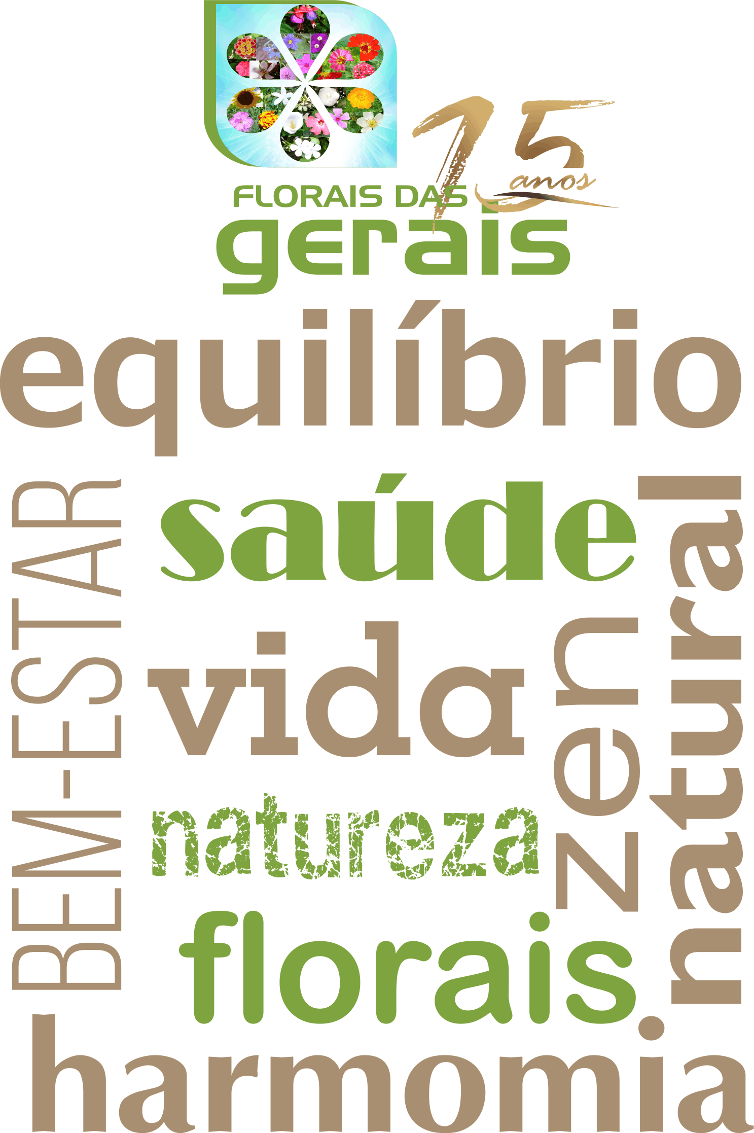 Frase 15 Anos Florais Das Gerais - Poster (1487x2234), Png Download