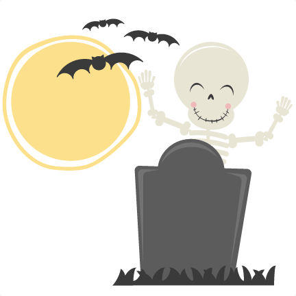 Halloween Skeleton Png Pic - Miss Kate Cuttables Halloween (432x432), Png Download