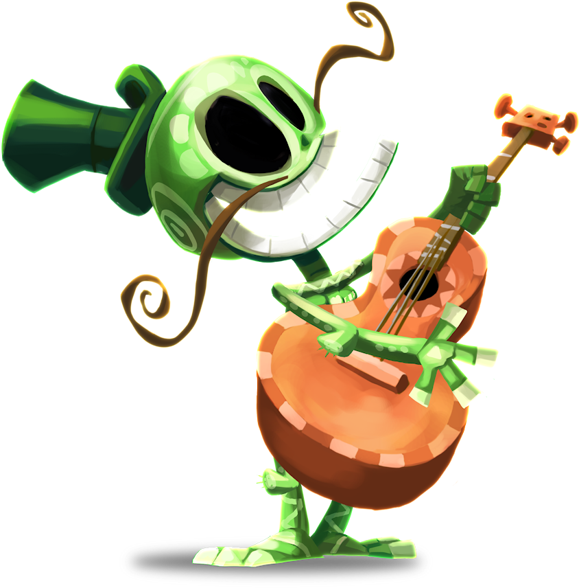 Legendsartwork16 - Rayman Legends Mexican Skeleton (1024x1024), Png Download
