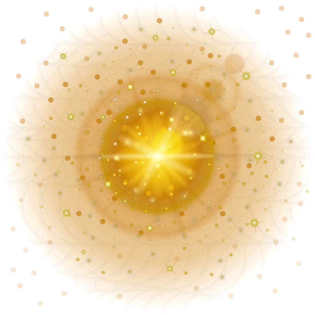 Light Lens Flare Yellow Ftestickers Effect - Background Light Effect Png (1024x1024), Png Download