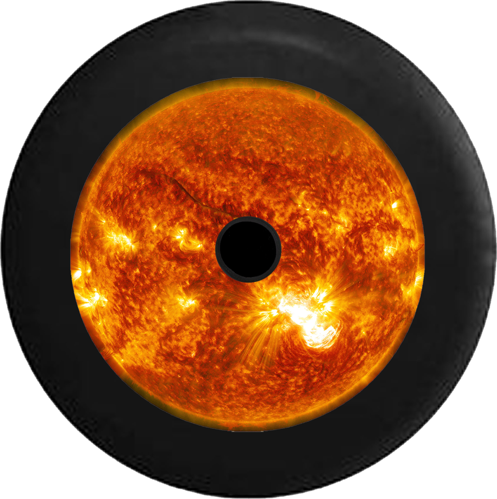 Jeep Wrangler Jl Backup Camera Close Up Of The Sun - Sun Nasa (1024x1027), Png Download