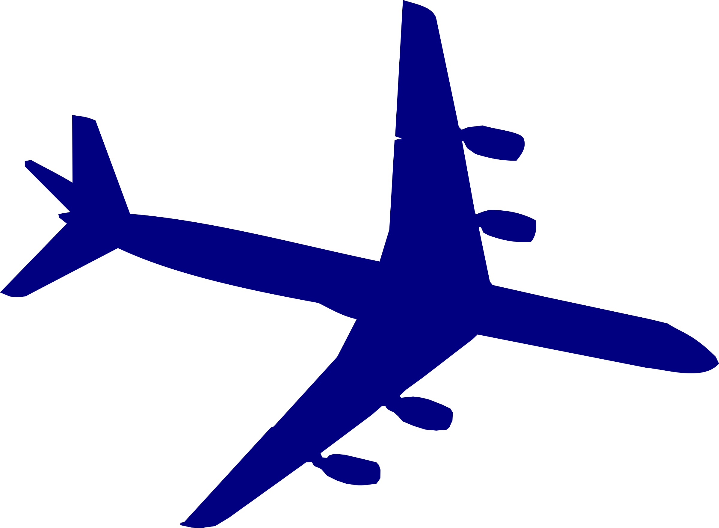 This Free Icons Png Design Of Douglas Dc-8 Silhouette (2400x1762), Png Download