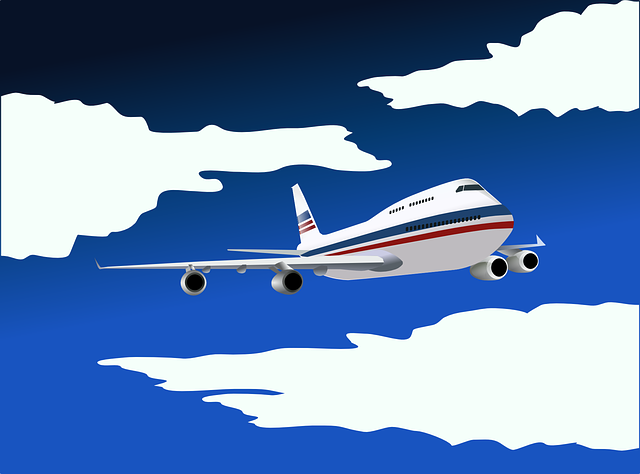 Airplane, Aircraft, Airline, Plane, Boeing - Happy Birthday With Aeroplane (640x474), Png Download