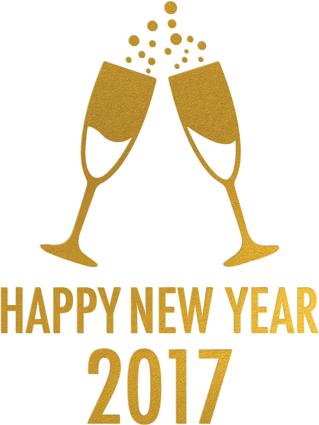 New Years Champagne Glasses - Tattify Custom Happy Anniversary Temporary Tattoos (700x700), Png Download