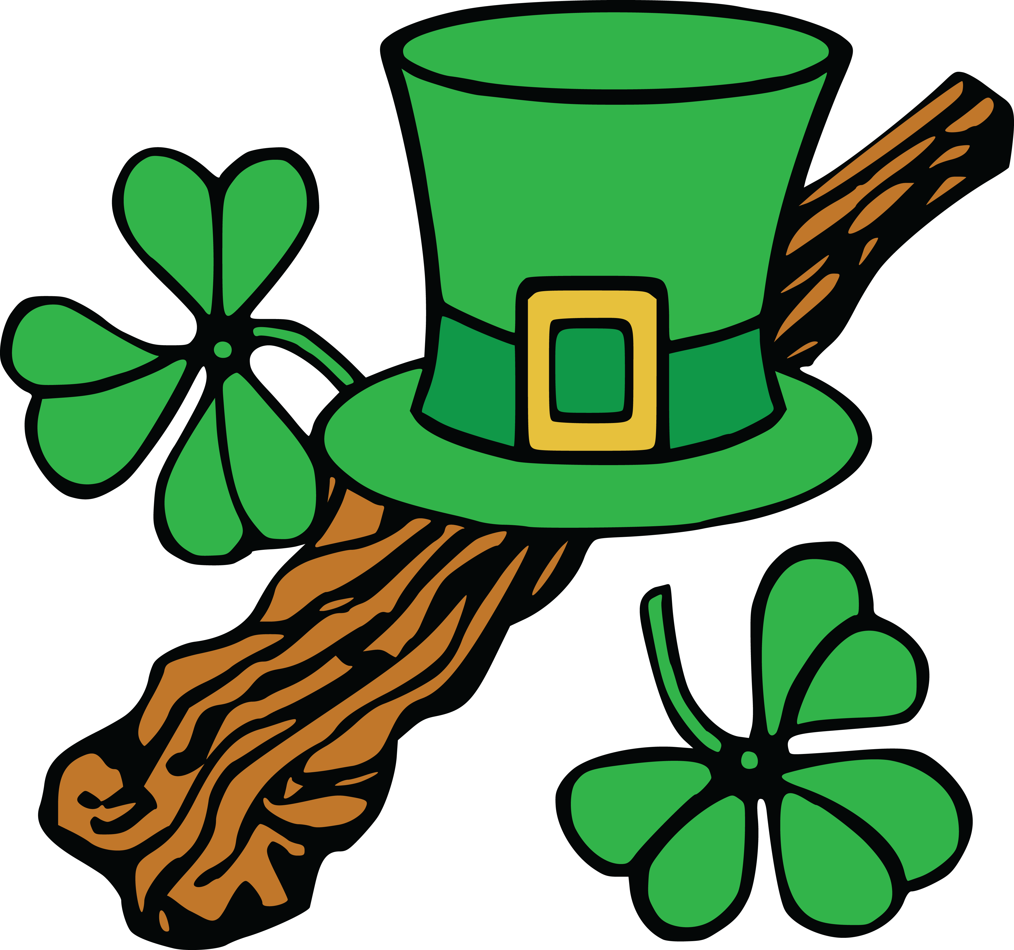 , , - St Patrick's Day Clip Art (4000x3746), Png Download