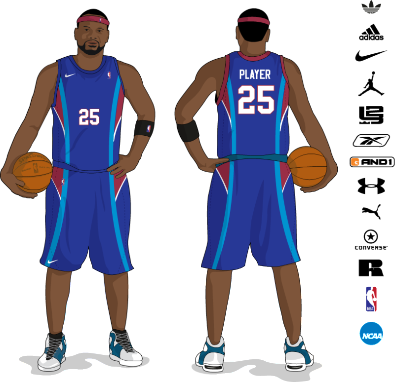 The Universal Tutorial And Template Thread - La Lakers Concept Uniforms (800x774), Png Download