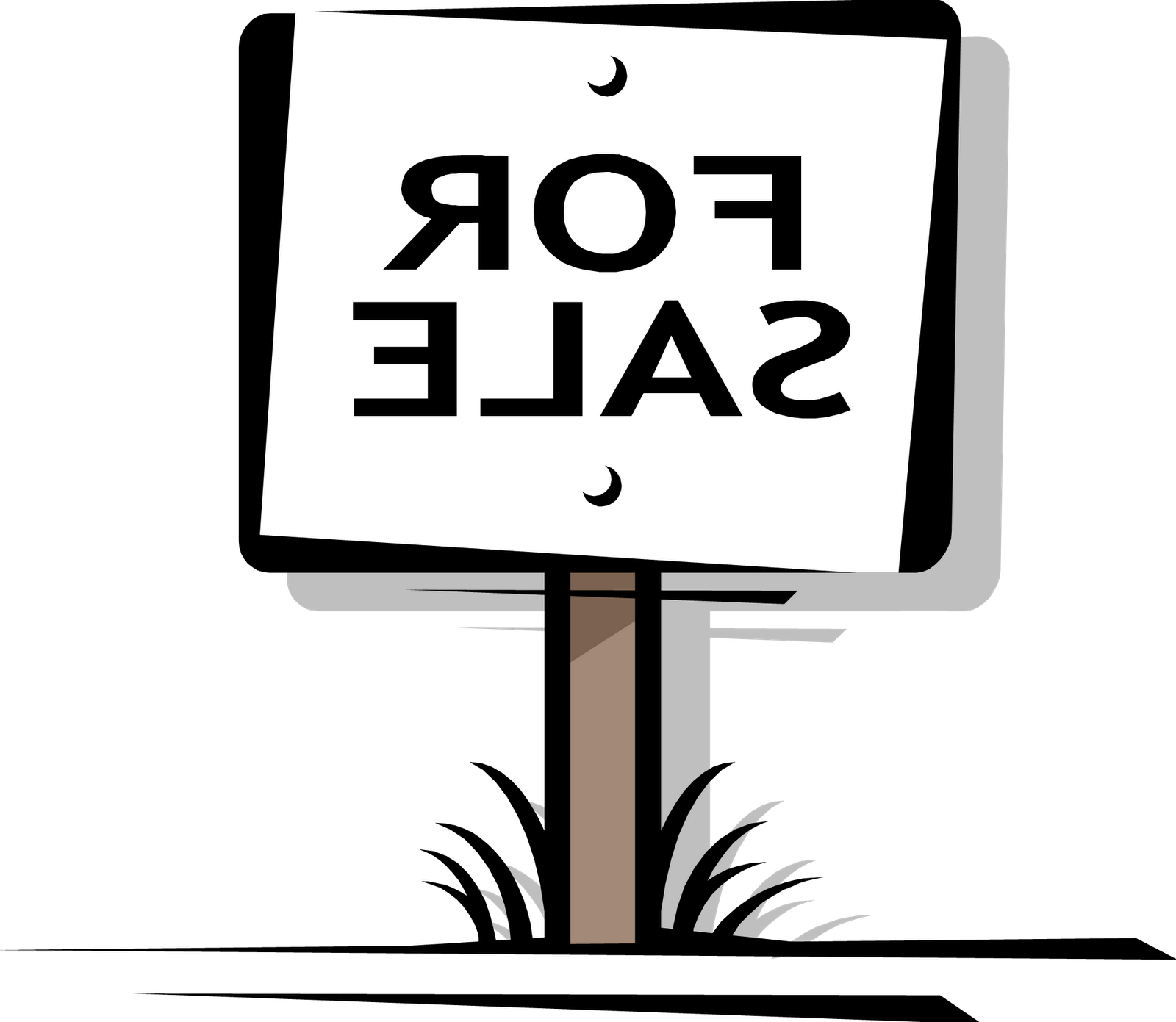 For Sale Sign Template - Sales (1600x1391), Png Download